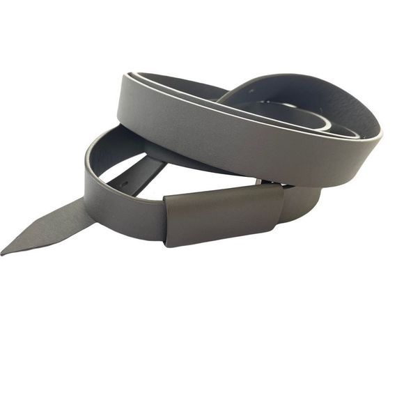 BALENCIAGA Designer Authentic Genuine Leather Olive Women’s Belt Size 100 - Picture 3 of 15